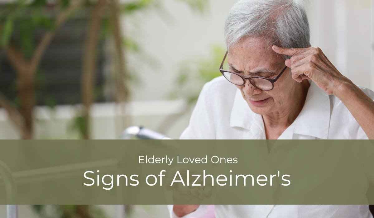 Signs of Alzheimer's in Elderly Loved Ones | Caregiver Bliss